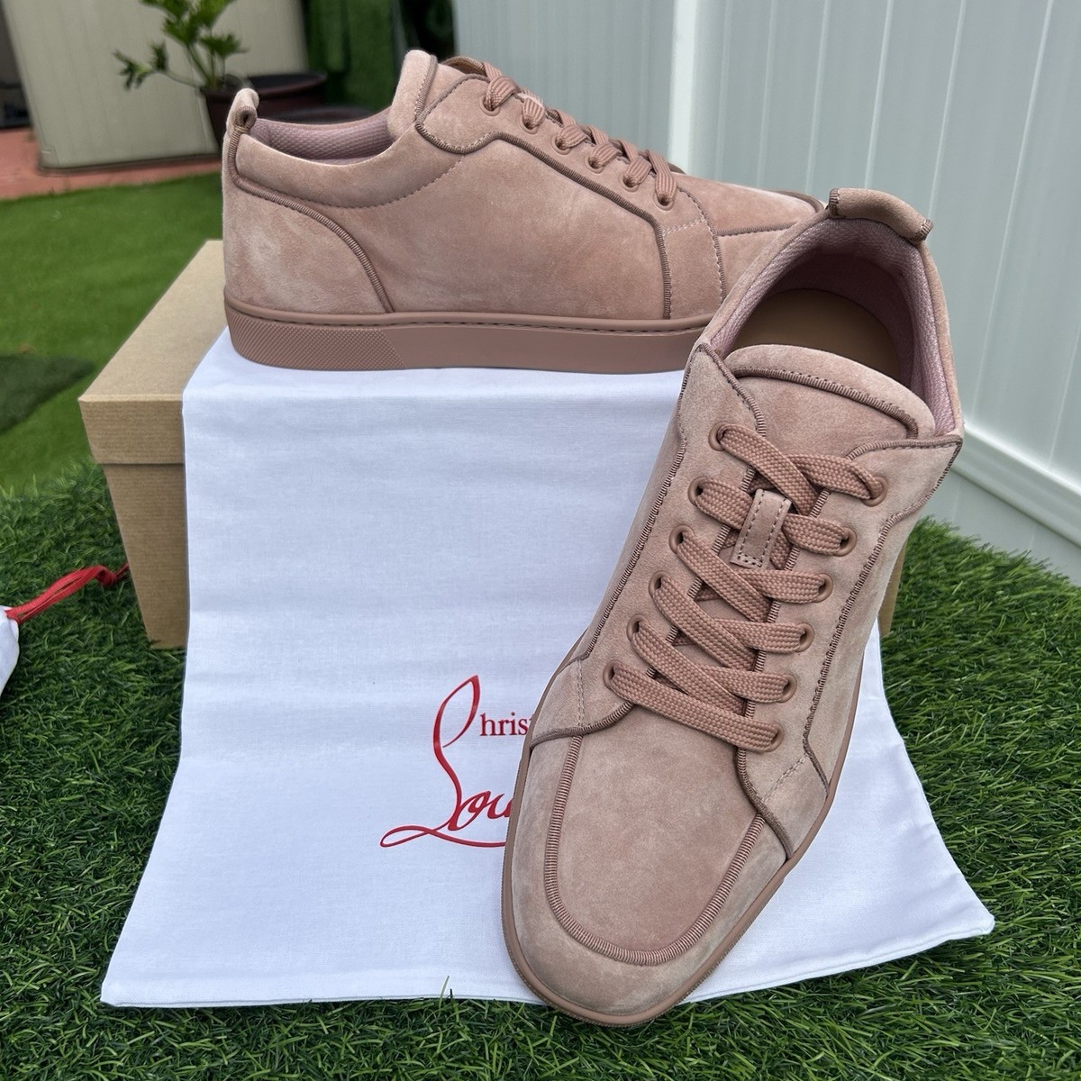 CHRISTIAN LOUBOUTIN RANTULOW ORLATO SNEAKERS BROWN SUEDE SZ 43/10 NEW SEASON CHRISTIAN LOUBOUTIN RANTULOW ORLATO SNEAKERS BROWN SUEDE SZ  main image 2