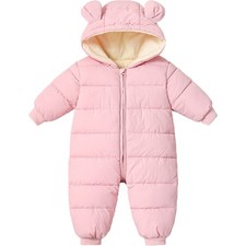 Ilyboz Infant Toddler Snowsuit Cute Baby Bear Suit Newborn Winter Coat Warm H...