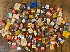 Zuru Mini Brands Lot 100 Pieces Realistic Food Disney Meals Doll House Miniature