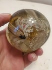 Antique Art Glass Flower Frog Paperweight Ink Pen Holder Desk Accent  — photo 8