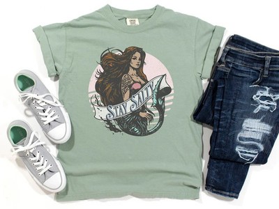 Stay Salty comfort t-shirt beach distressed