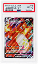 2020 Pokemon Sword and Shield Darkness Ablaze Charizard Vmax #20 PSA 10