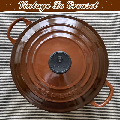 Le Creuset Japon Chestnut Cocotte Ronde 20 Arabica discontinued
