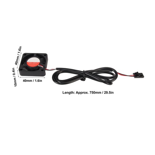Dual Ball Cooling Fan Brushless Cool Blower Fan 4010 40X40X10MM 5V 0.2A Coole CB - Afbeelding 6 van 23
