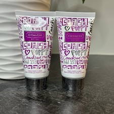 2- Coach POPPY FLOWER Perfumed Body Lotion 1.7 oz SEALED Travel Size