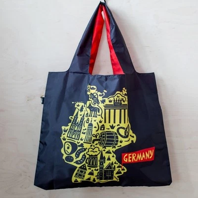LOQI Tasche TRAVEL Deutschland Gernany bag faltbar Falt-Shopper Einkaufsbeutel