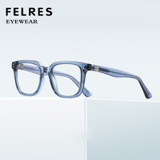 TR90 Anti Blue Light Square Eyeglasses Men Classic Clear Lens Glasses Frame New