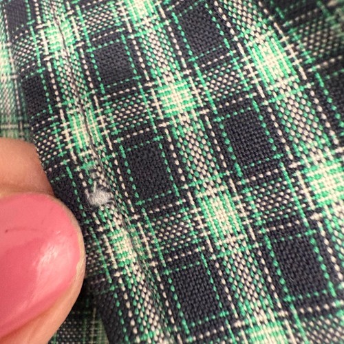 Icebreaker Laurel Plaid Button Down Shirt Women's Size Medium Green Merino Wool - Picture 9 of 15