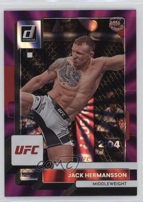 2023 Donruss UFC Holo Purple Laser 97/99 Jack Hermansson #112 19jd