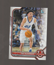 trey alexander,2022 bowman u.,nba,ncaa,creighton,heratage hill hs okla city,knic