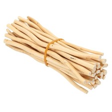 36 Pcs 20cm Wood Log Sticks, 0.2-0.5 Inch Natural Wood Craft Sticks, Wood Color