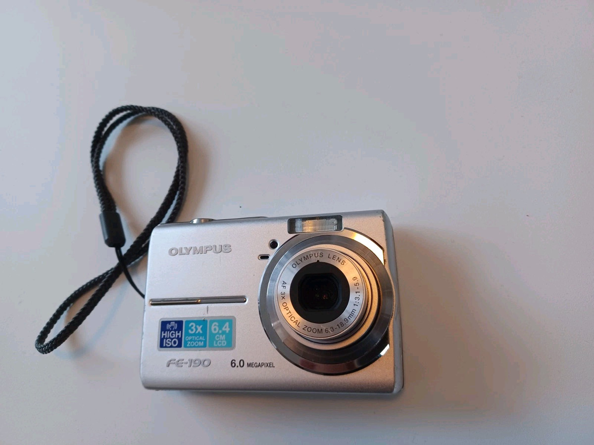 Olympus FE-190 Digital Camera 6.0MP - Silver / Tested! | eBay Olympus FE-190 Digital Camera 6.0MP - Silver / Tested! | eBay