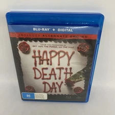 HAPPY DEATH DAY BLU-RAY ­1DISC Blu-ray Region B MOVIE V Good Condition FREE POST
