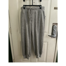 Universal Thread Women s Gray Jogger Sweatpants XL Drawstring Pockets Tapered