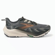 Free Ship Brooks Ghost Men Trail Running Shoes Ebony/Black/Clove NO IMPOR FEE
