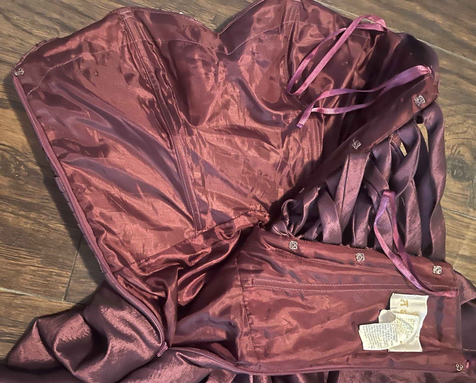 Short Formal Dress Aspeed Brand Sz Small Burgundy