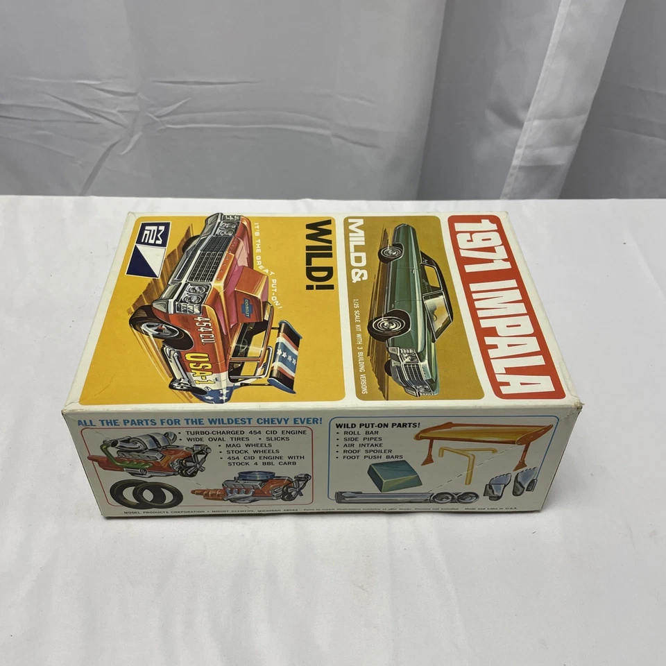 Mpc 71 Impala Model Kit, Open Box, See Pics! - Image 3 of 4