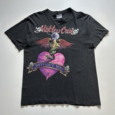 Vintage 1989 Motley Crue Dr. Feelgood Tour T-Shirt Large 80s Brockum Made In USA