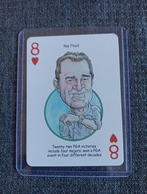 Ray Floyd Card 2005 Hero Decks Golf Heroes Playing Card Rare PGA Golfer