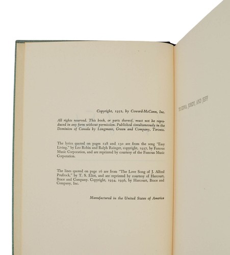 The Price of Salt by PATRICIA HIGHSMITH as CLAIRE MORGAN First Edition 1st 1952 - Imagen 6 de 7