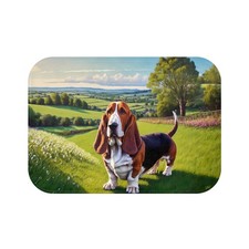 Basset Hound Bathroom Rug Mat   Where Art Meets Comfort