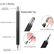 Universal Stylus Color  Black  L5.6 xW 0.37 x H5.6 inches