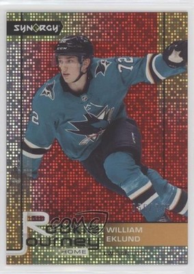 2021 Upper Deck Synergy Rookie Journey Home Red /299 William Eklund #RJ-3 RC 7yx
