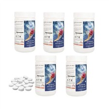 5Kg CHLORINE TABLETS 4in1 Multi functional for Hot Tub Spa Swimming Pool 250x20g