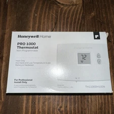 Honeywell Home PRO 1000- TH1100DH1004 Non-Programmable Heat Only Thermostat New