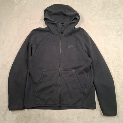 Nike Tech Fleece Hoodie Herren Medium Schwarz Reißverschluss Sportbekleidung