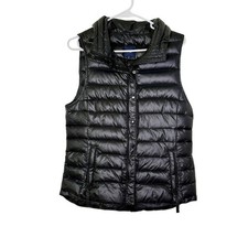 Y2K Gap Women's Black Down Puffer Vest Size M