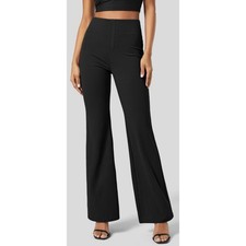 Halara Flex SculptKnit High Waisted Pocket Slight Flare Work Pants, Size XLP