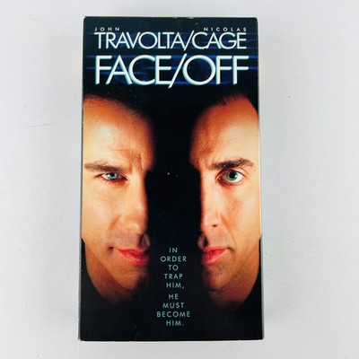 Face/Off Face Off VHS Video Tape Gina Gershon, John Travolta, Nicolas Cage