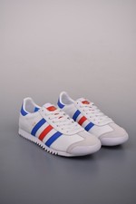 Adidas ROM Retro-Laufschuhe rot und blau