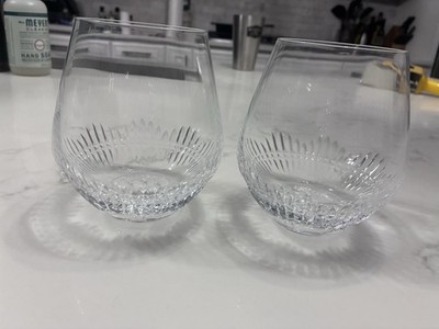 Remy Martin Cognac Glasses Set 2 Lead-free Hand Blown Glass Tumblers