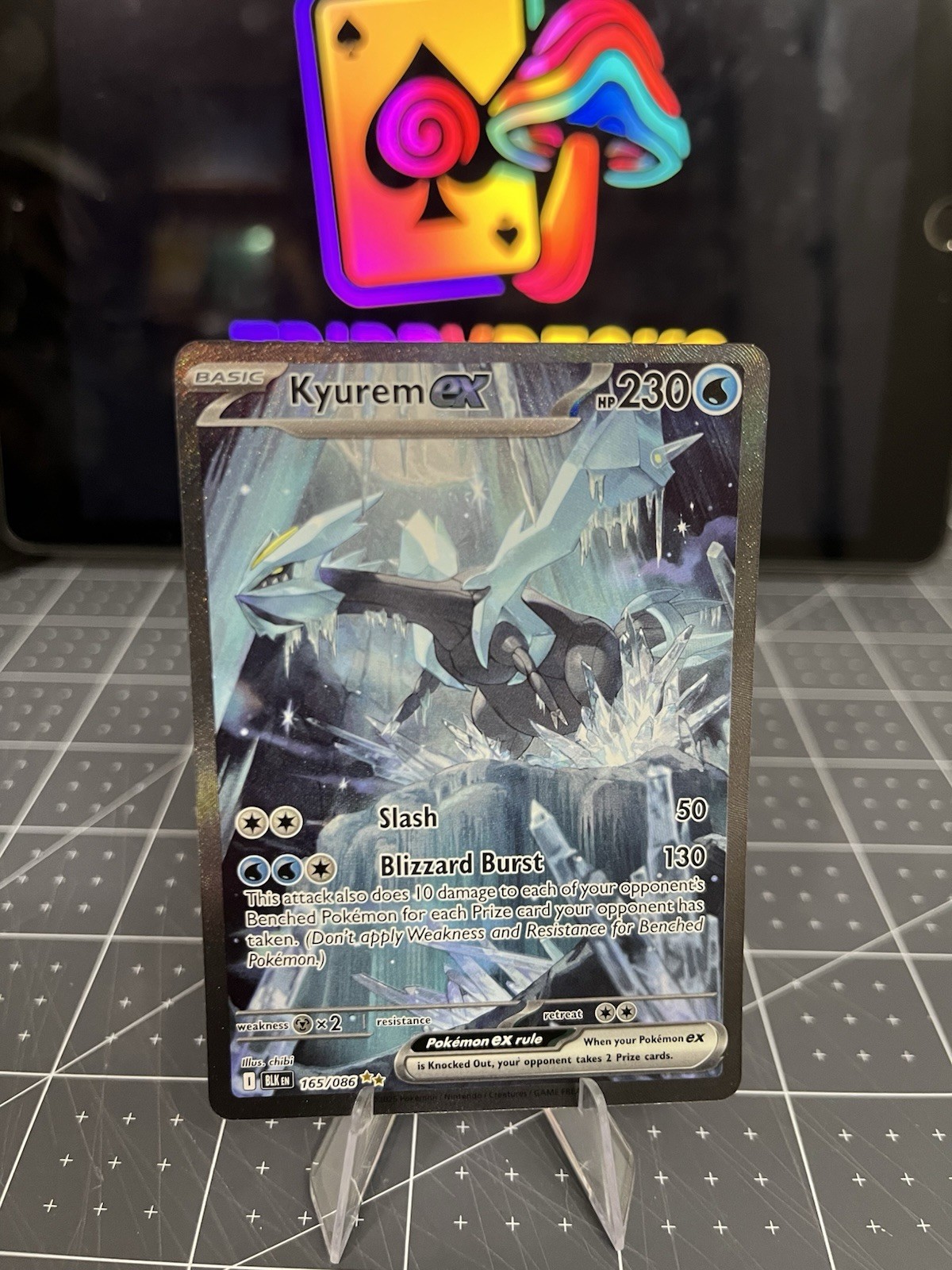 Pokémon TCG Kyurem EX Black Bolt Special Illustration Rare Card 165/086 NM