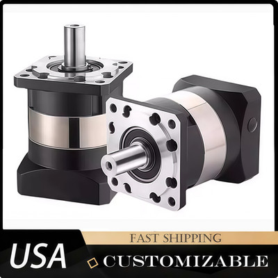 7 arc-min 5:1-100:1 Planetary Gearbox Reducer for Nema23 57 Step/60 Servo Motor