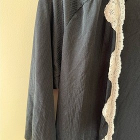 Vintage JC Penney lingerie topper mini robe union 80s made size small