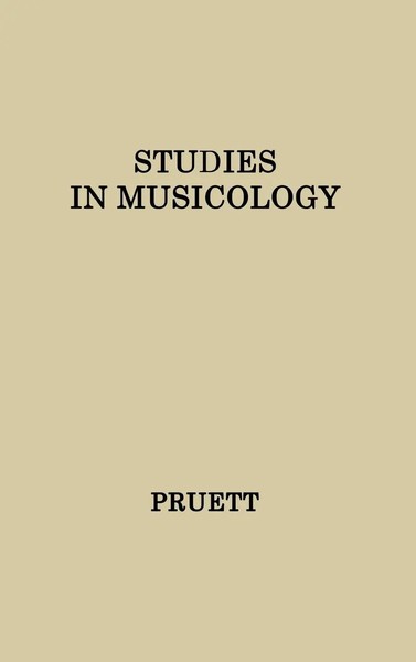 Unknown | Studies In Musicology | Buch | Englisch (1976) | Gebunden | Praeger-image