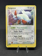 Pokémon TCG Zangoose EX Sandstorm Holo Rare Card 14/100 on eBay