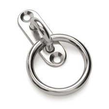 Oval Eyeplate with ring 5 6 8 9mm A2 304 Stainless Steel Deck Plate Pad Eye