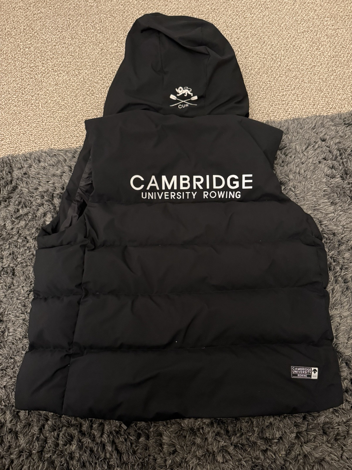 FILA DESCENTE Piumino Giubbotto Sci Cambridge University Rowing Club CUR Calore