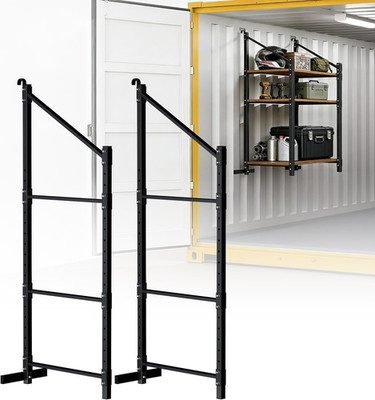 Heavy Duty Shipping Container Shelving Brackets, 3-Layer Cargo Container Shelves