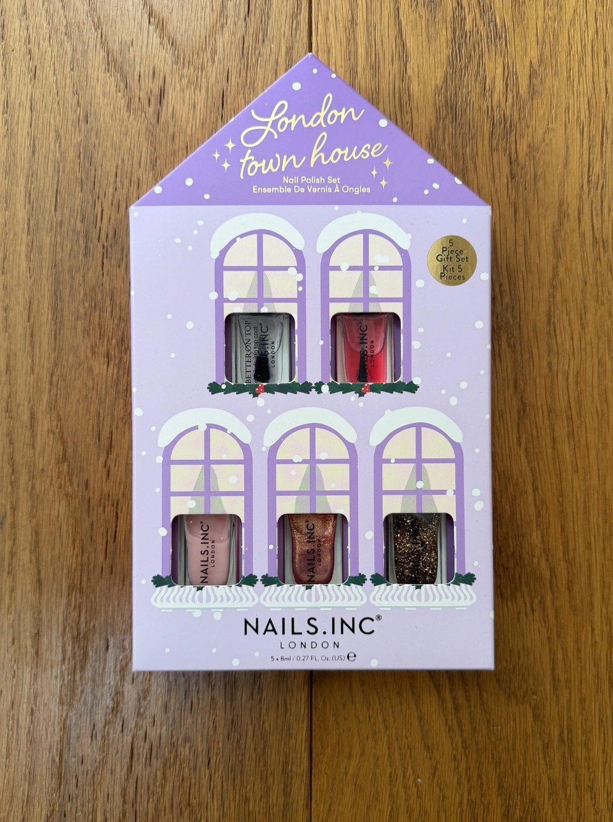 NAILS. INC LONDON TOWN HOUSE NAIL POLISH SET - FIVE PIECE BNIB
Opens in a new window or tab