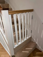 Bespoke Stair Gate. Made to measure. Stair gate. Pet gate. Baby gate painted