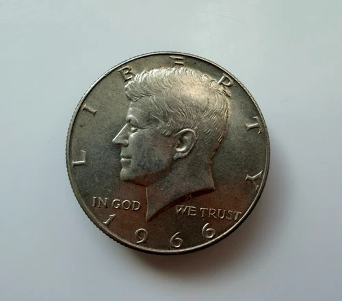 1966 Kennedy Half Dollar 50c - 40% Silver - Uncirculated