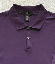 CALVIN KLEIN Men's Polo Shirt Size S/P Short Sleeve Solid