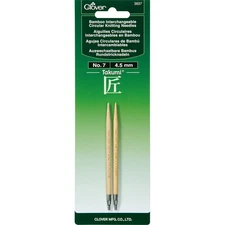 Takumi Bamboo Interchangeable Circular Knitting Needles Size 7/4.5mm