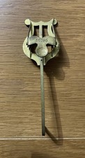Vintage Brass Lyre Sheet Music Holder Clip Marching Band 6  BRUNO