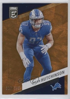 2023 Panini Donruss Elite Orange 315/399 Aidan Hutchinson #6 16wc